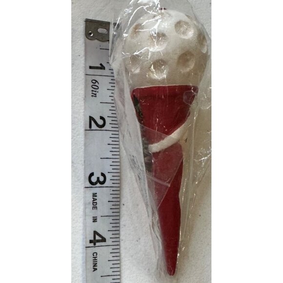 Midwest of Cannon Falls Santa Golf Tee Plastic Christmas Ornament 4.5" Tall - Picture 8 of 9